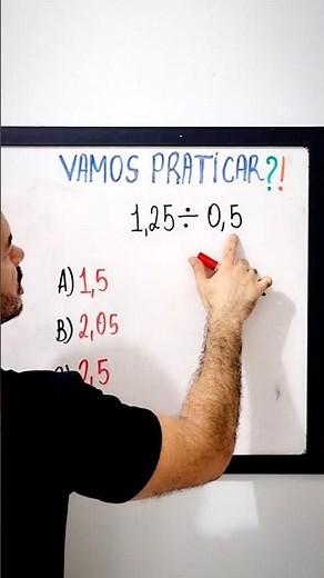 Let's Practice Division: 1.25 ÷ 0.5⁉️ #mathematics #division #studies