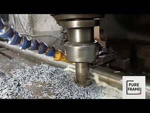 Precision Milling on Steel Pipe | Heavy-Duty Metalworking in the Workshop"🔧🔧🔧