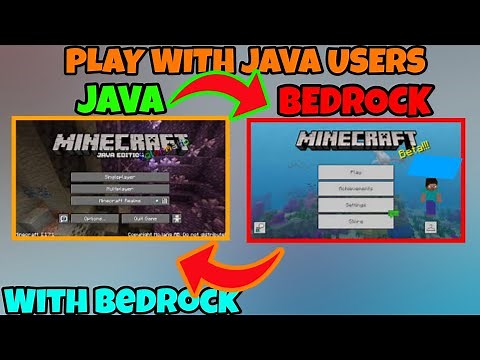 How To Play Minecraft with JAVA USERS using POCKET EDITION
