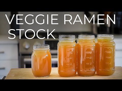 Vegan Ramen Broth | Veggie Stock Recipe | Base for Ramen Noodles!