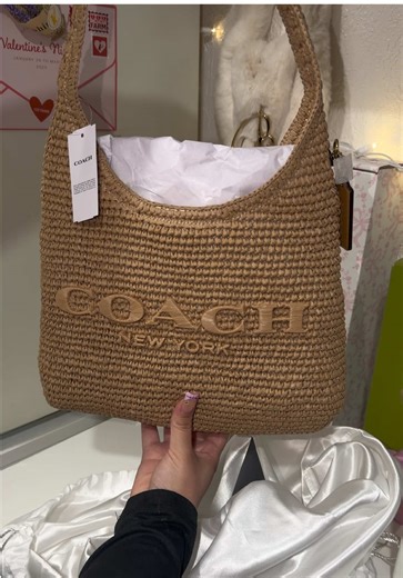 🐚🤎 #coach #newbag #beachbag #vacation #fyp | Bag