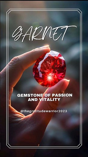 The TRUTH About GARNET gemstone meanings