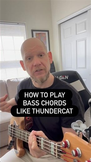 How to play bass chords like Thundercat! #thundercat #basschords #basslesson