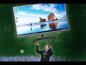 The BIGGEST Monitor We've EVER Seen