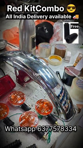 Rx100 tank Master Red body kit 😍 just for 10,000 All India Cash on Delivery 🚚 Whatsapp to order body paint hyper Shifting 😀 For all bikes paint 6377578334 ✅ #yamaha #rxking #rx100 #modified #splendor | legal.kustom.motorcycles