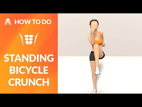 How to Do: STANDING BICYCLE CRUNCHES