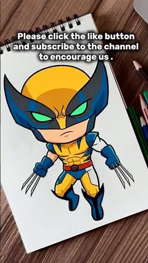 How to Draw Wolverine Step by Step | Easy Superhero Drawing Tutorial