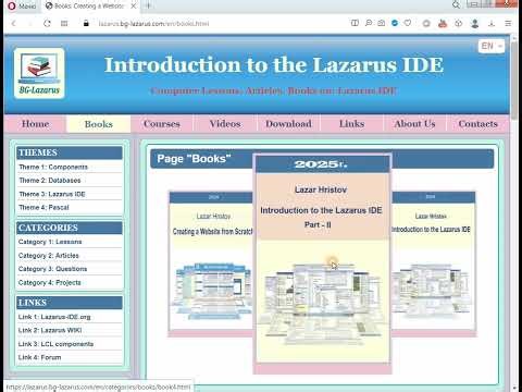 Lesson 44 from my second book of Lazarus IDE. 5. Useful structures and elements: 7. TStringList