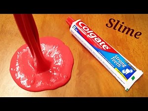 DIY Toothpaste Fluffy Slime!! Colgate slime, No activator,No Borax/how to make slime with toothpaste