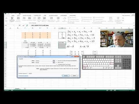 Excel'de Lineer Denklem Takımı Çözümü – Matris Yöntemi