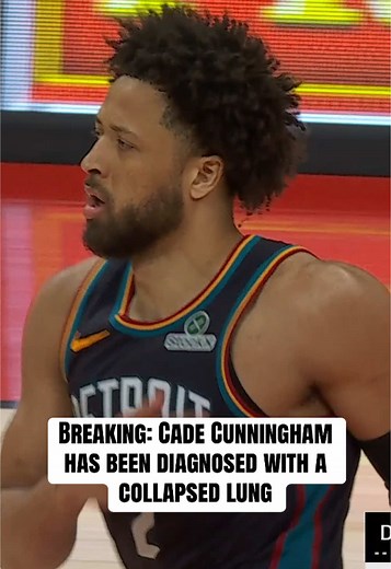 Cade Cunningham Suffers Collapsed Lung Injury