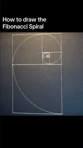 How to draw the Fibonacci Spiral, golden rectangle