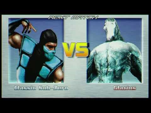 SUB-ZERO vs GLACIUS: The Ultimate Ice Battle! (MK vs KI)