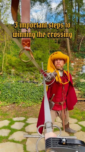 3 important steps to winning the crossing. #hema #martialarts #swordfighting