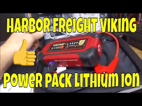 Viking Compact Power Pack by Harbor Freight, Lithium Ion battery jumpstarter!