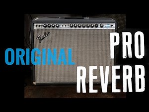 Fender was wise to reissue the PRO REVERB! Here's the original!