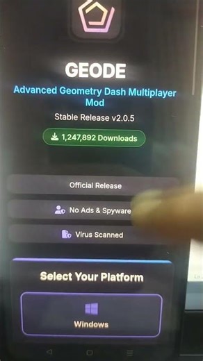 how to install geode on ios