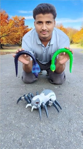 😱New RC Snake Vs RC Spider Testing and Unboxing🔥#shorts