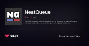 Voting for NeatQueue | The #1 Discord Bot and Discord App List