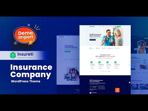 Insureti - Insurance Company WordPress Theme [One Click Demo Content Import]