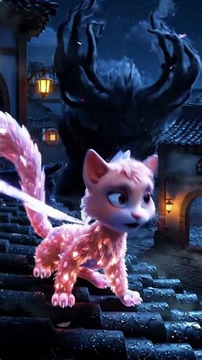 How Buddy and Lumia Tamed the Dark Demon 🐾✨ #viralshort #cat #dogshorts