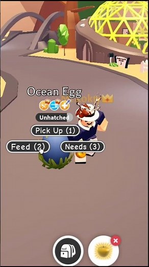 I HATCHED MY OCEAN EGG in adopt me! #roblox #shorts