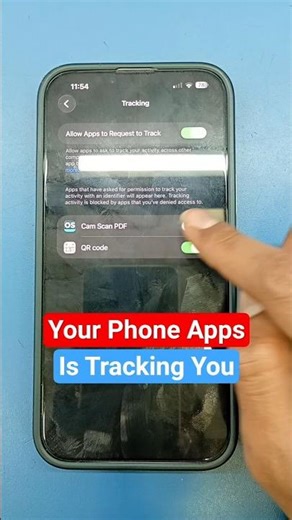 Protect Your Privacy in iPhone 🔐 Disable App Tracking FAST ! #iphoneprivacy
