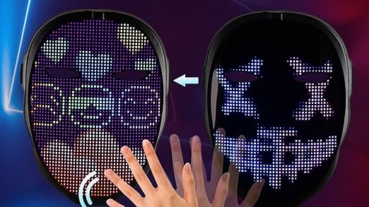 HIOUME LED Lighted Face Transforming Mask