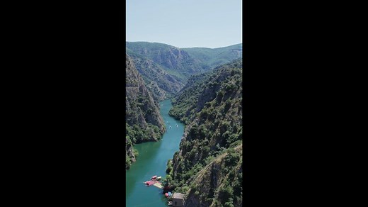 North Macedonia's Beauty: An Aerial Journey Through Time.
