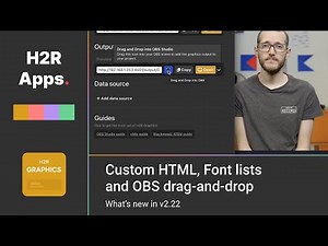 New in v2.22 - H2R Graphics