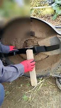 Self-propelled grass cutter blade replacement Koshin EBC 53D #bladereplacement #grasscutter #shor...