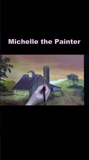 COUNTRY BARN #art #acrylic #paintingtechniques #painting #acrylictechniques #drawing #artist
