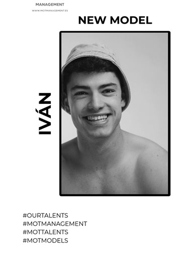 Iván, nuevo talent. Bienvenido a la agencia! 🤩 . . . #modelos #mottalents #agenciademodelos