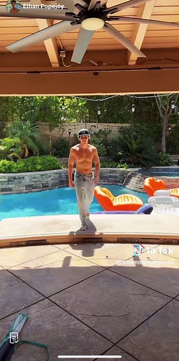 Ethan Popejoy's First Dive in Jeans