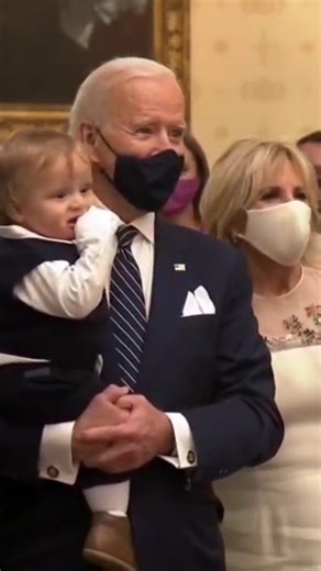 The Bidens In Focus 📷 on Instagram: "Since @joebiden had to skip the traditional inaugural ball due to COVID restrictions, he watched some of the performances from the White House. During this segment, Demi Lovato, featuring everyday Americans, performed "Lovely Day" by Bill Withers while the First Family danced into the presidency. Keep watching until the end. It's one of my favorite moments of Pop and baby Beau. 🤍 #potus #flotus #biden #joebiden #drbiden #jillbiden #presidentbiden #46 #democ