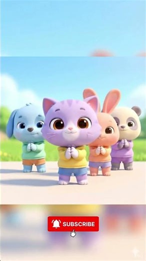 Cute Cat Dance Leader 🐱💃 Funny Animal Dance Shorts | 3D Chibi Animals#catdance