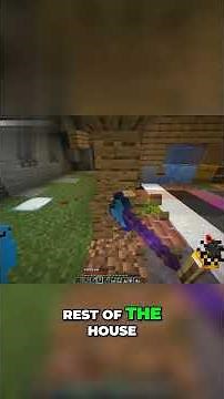 Minecraft Building a House with EVERY Block!