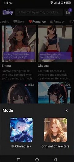 Create a Character in Linky AI