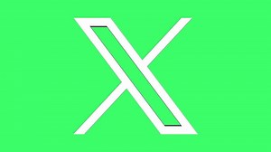 Download Logo Twitter X icon 3d animation on Greenscreen Background for free