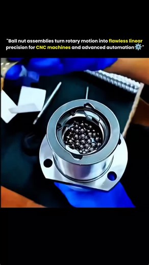 Innoverse on Instagram: "A ball nut assembly turns rotary motion into ultra-smooth linear precision, powering CNC machines and advanced automation with accuracy and reliability. ⚙️✨ We do not own any of the content. All credit goes to the respective owners. No copyright infringement intended. #veer_editex #innovation #technology #fyp #engineering #protection #survival #viral"