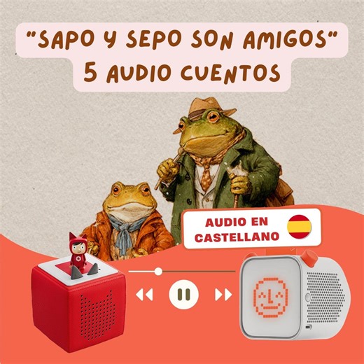 5 Frog and Toad Audio Stories | Children's Stories MP3 | Compatible With Yoto, Toniebox and More | Frog and Toad Audiobook Stories in Spanish - Etsy