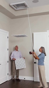 In-ceiling filter changes made safe and simple—stay on the ground, get it done fast! | Filterlift