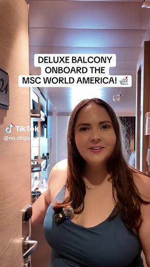 Deluxe Balcony Stateroom Tour on MSC World America Cruise