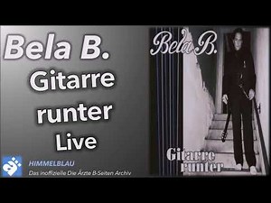 NEU Bela B.: GITARRE runter LIVE