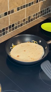This Tortilla Crust Pizza comes together so fast and easy in a 10” saute pan! DINNER IS DONE! | Diana's Kitchen Korner