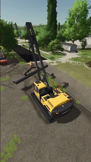 New Pipelayer Excavator! #fs25 #shorts #farmingsimulator25