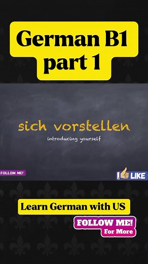 German B1 Course for Beginners: Part 1 Overview