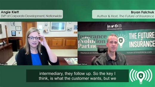 The Future of Insurance Podcast S3E4 – Angie Klett, SVP of Corp Dev at Nationwide (Teaser 4) | Bryan Falchuk