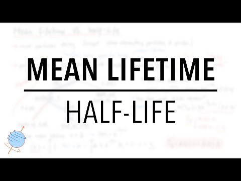 What’s the difference between Half-Life & Mean Lifetime? | Nuclear Physics & Particle Physics