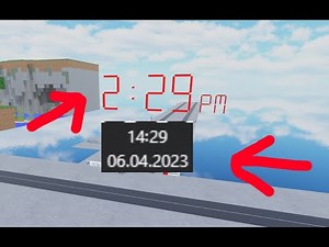 Working clock that syncs to your time | Obby creator